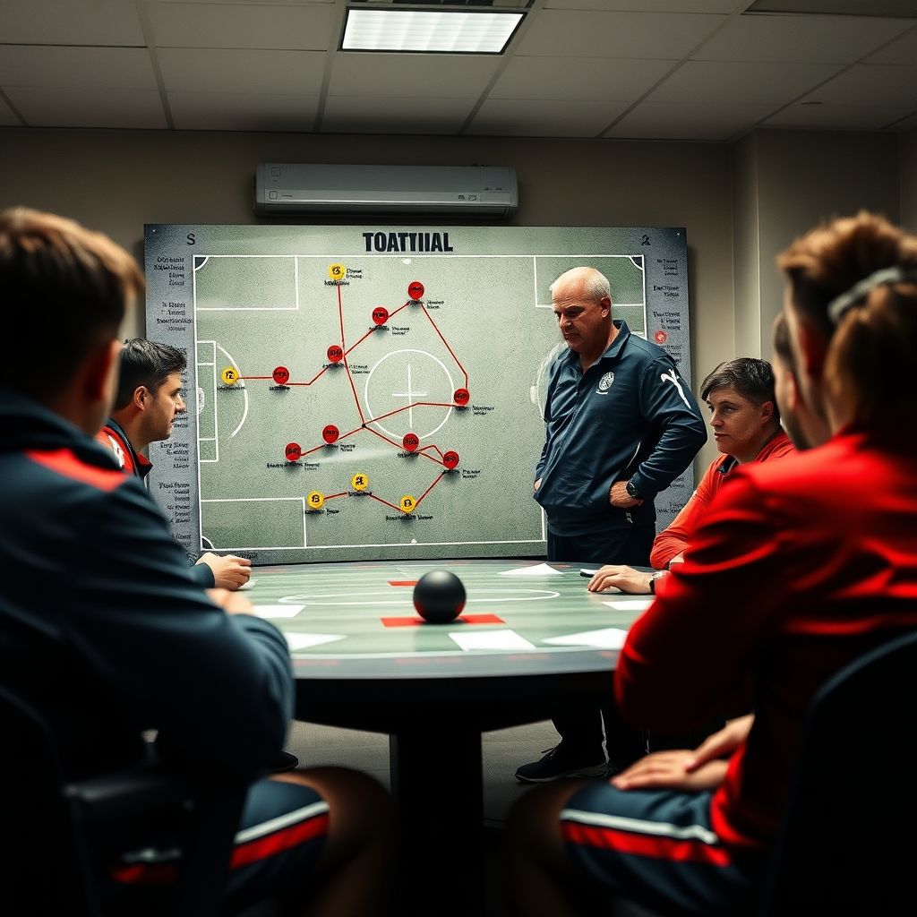 开云体育官方网站-卡尔蒂斯赛前战术会议，细节决定比赛胜负