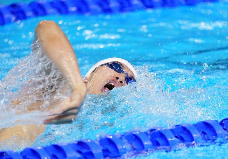 英国选手表现稳健,取得男子米自由泳亚军 英国选手表现稳健,取得男子米自由泳亚军