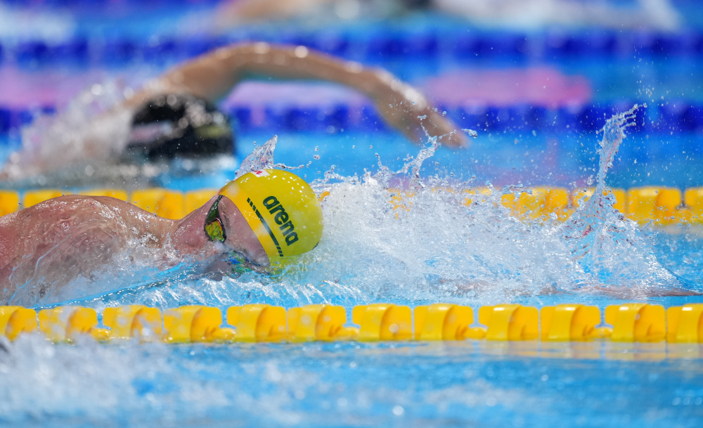 英国选手表现稳健,取得男子米自由泳亚军 英国选手表现稳健,取得男子米自由泳亚军